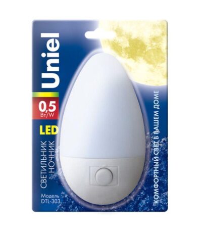 Настенный светодиодный светильник (02743) Uniel DTL-303-Овал/White/3LED/0,5W