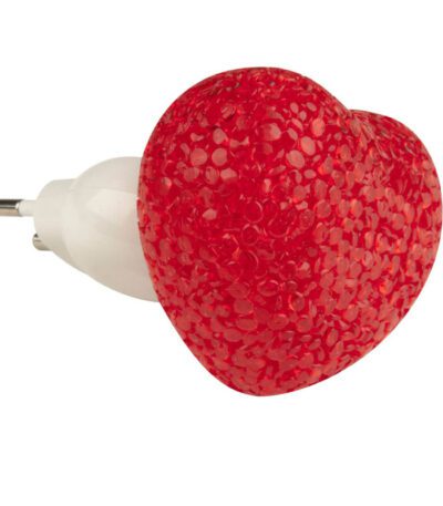 Настенный светодиодный светильник (10325) Uniel DTL-309-Сердечко/Red/1LED/0,1W