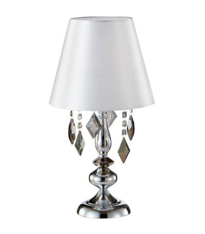 Настольная лампа Crystal Lux Mercedes LG1 Chrome/Smoke