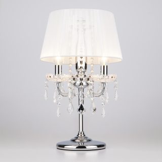 Настольная лампа Eurosvet 2045/3T хром/белый настольная лампа