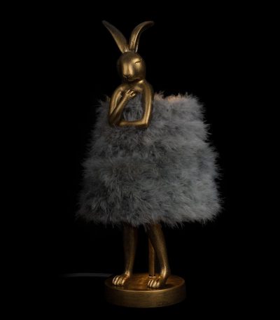 Настольная лампа Loft IT Lapine 10315/A Grey fluff