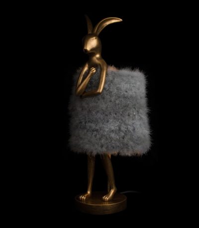 Настольная лампа Loft IT Lapine 10315/B Grey fluff