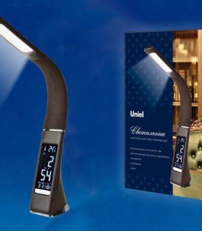 Настольная лампа (UL-00001817) Uniel TLD-542 Brown/LED/300Lm/5000K/Dimmer