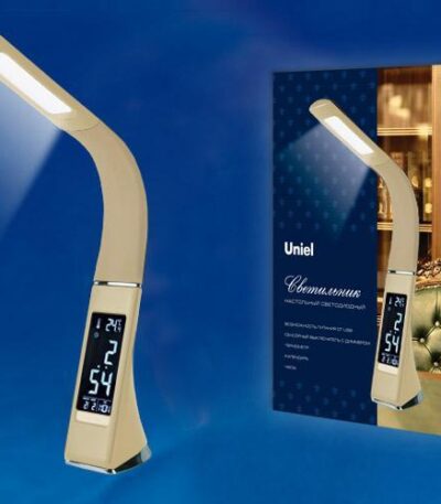 Настольная лампа (UL-00003303) Uniel TLD-542 Cream/LED/300Lm/5000K/Dimmer