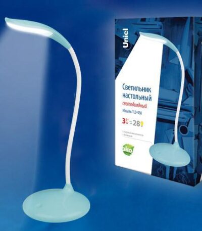 Настольная лампа (UL-00004140) Uniel TLD-558 Blue/LED/280Lm/5000K/Dimmer