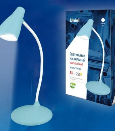 Настольная лампа (UL-00004142) Uniel TLD-559 Blue/LED/280Lm/5000K/Dimmer