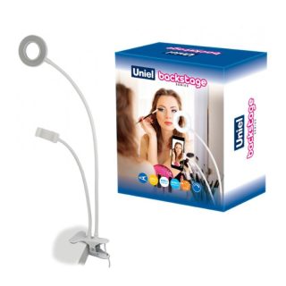 Настольная лампа (UL-00006867) Uniel Backstage ULK-F51-8W/SW/Dim IP20 White
