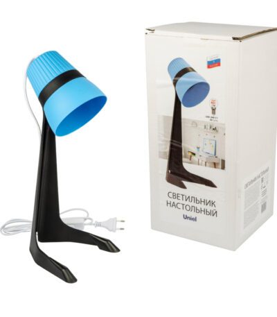 Настольная лампа Uniel ULO-K22 D/E14/A BLACK/BLUE