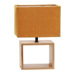 Настольная лампа Uniel UML-B401 E27 ORANGE/WOOD UL-00010955