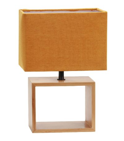 Настольная лампа Uniel UML-B401 E27 ORANGE/WOOD UL-00010955