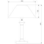 Настольная лампа Eurosvet Majorka 008/1T GR (зеленый) 00000019595