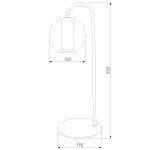 Настольная лампа Eurosvet Cobble 80508/1 дымчатый a065594
