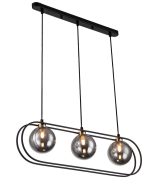 Подвесная люстра Indigo Spazio 11017/3P Black V000162