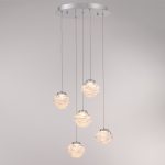 Подвесной светильник Delight Collection MD25030003 MD25030003-5A chrome/clear