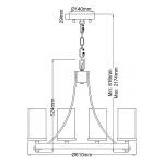 Подвесная люстра Feiss Angelo QN-ANGELO5