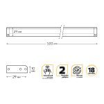 Модульный светодиодный светильник Gauss C 9020531206