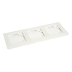 Рамка трехместная Stekker GFR00-7003-01M Катрин 49596