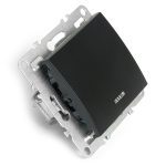 Выключатель 1-клавишный c индикатором Stekker Эрна PSW10-9101-03 49146