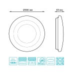 Потолочный светильник Gauss 941411224R