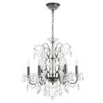 Подвесная люстра Crystal Lux ODELIS SP6 BROWN