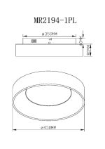 Потолочный светильник Myfar Shannon MR2194-1PL