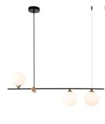 Подвесная люстра Indigo Opaco 11015/3P Black V000152