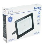 Светодиодный прожектор Feron LL-936 IP65 100W 6400K 52109