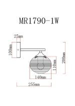 Бра MyFar Gloria MR1790-1W