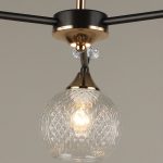 Люстра на штанге Reluce 04892-0.3-03 COFFEE+FGD