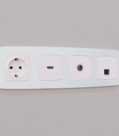 Лицевая панель для TV розетки Ambrella Volt Omega OP2130