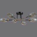 Люстра на штанге Illumico IL0255-6CSQ-79 BK AB