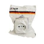 Розетка накладная 1-местная Stekker Basic PST10-501-20 50074