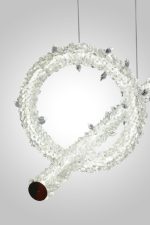 Подвесная люстра AM Group Ovale GD D1000+300