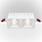 Встраиваемый светильник Maytoni Technical Alfa LED DL043-02-15W4K-D-SQ-W