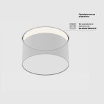 Потолочный светодиодный светильник Maytoni Technical Ceiling & Wall Zon C032CL-12W3K-RD-B