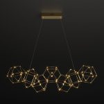 Подвесная люстра Eurosvet Uma 90168/7 медь a061145