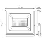 Прожектор светодиодный Gauss 100W 613100100
