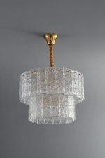 Подвесная люстра iLamp Manhattan P6315-D600 BR