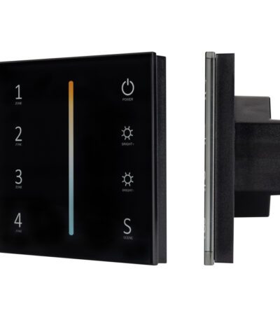 Панель Arlight Sens Smart-P43-Mix Black (230V, 4 зоны, 2.4G) 028137