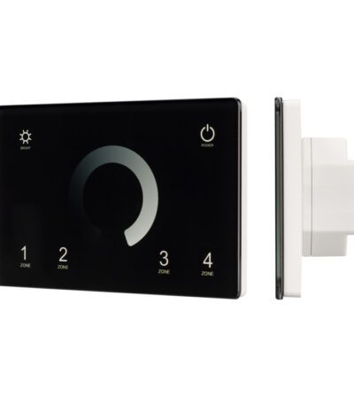 Панель Arlight Sens Smart-P79-Dim Black (230V, 4 зоны, 2.4G) 028399