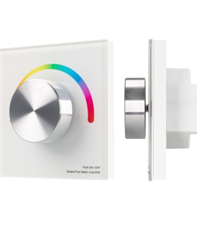 Панель Arlight Smart-P5-RGB-G-IN White (3V, Rotary, 2.4G) 033756