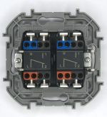 Переключатель двухклавишный Legrand Inspiria 673667