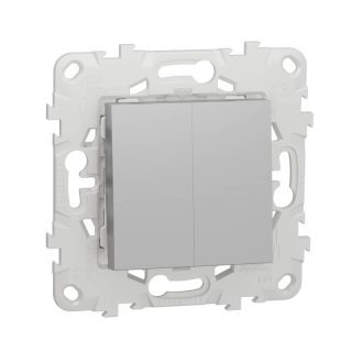 Переключатель двухклавишный Schneider Electric Unica New NU521330