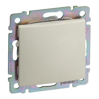 Переключатель одноклавишный Legrand Valena 10A 250V IP44 слоновая кость 774106