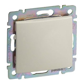 Переключатель одноклавишный промежуточный Legrand Valena 10A 250V IP44 слоновая кость 774197
