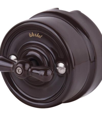 Переключатель Werkel одноклавишный Retro коричневый W5612014 4690389166723