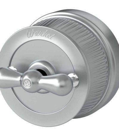 Переключатель Werkel одноклавишный Retro матовый хром WL19-01-03 4690389143397