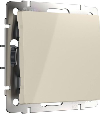 Перекрестный переключатель одноклавишный Werkel слоновая кость W1113003 4690389155581