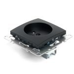 Розетка 1-местная б/з с защитной шторкой Stekker Эрна PST10-9109-03 49153