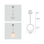 Подвесной светодиодный светильник Fiberli SharMoon 12110502